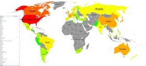 Office Servers and Services MVPs Map